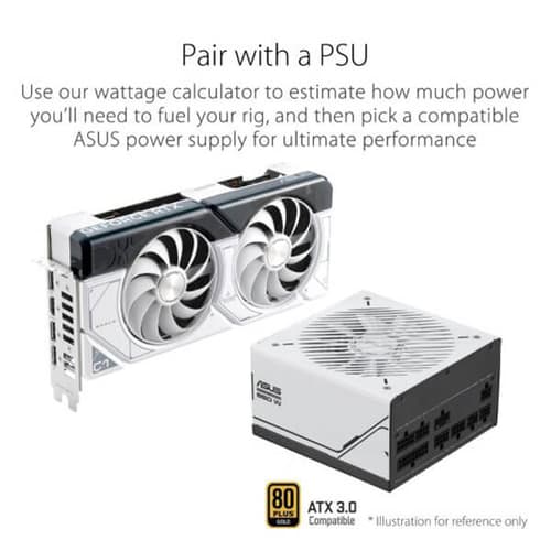 Asus Dual RTX 4070 Super White OC 12GB Gaming Graphics Card